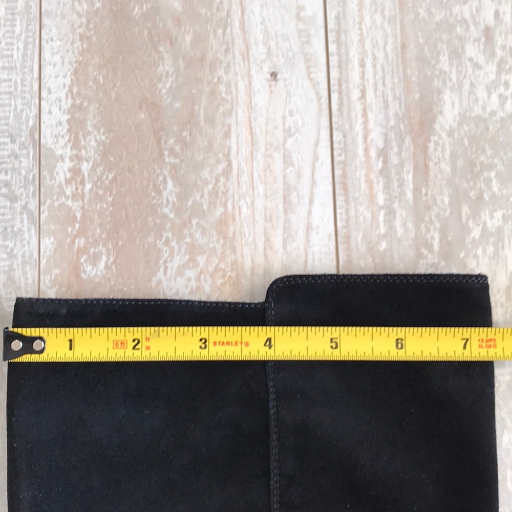 NWT Tod’s Black Suede tall platform boots - Picture 6 of 8